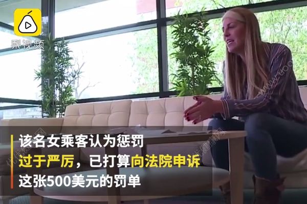 女子带走飞机餐中的苹果，被罚500美元取消全球入境资格(3)